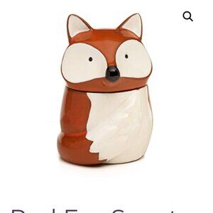 Scentsy Red Fox Ceramic Wax Warmer 2016 Retired Discontinued Cabin Woods Animal